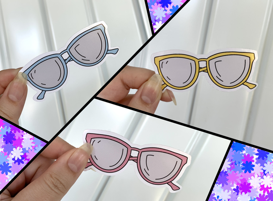 Sunglasses | Weatherproof Die Cut Sticker