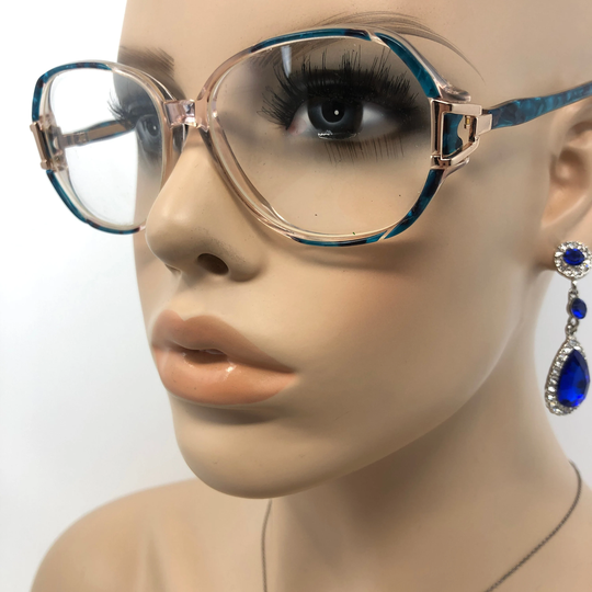 Vintage Specsavers Connie Eyeglasses Glasses Frame Green Square Used Eyeglass Frames Retro