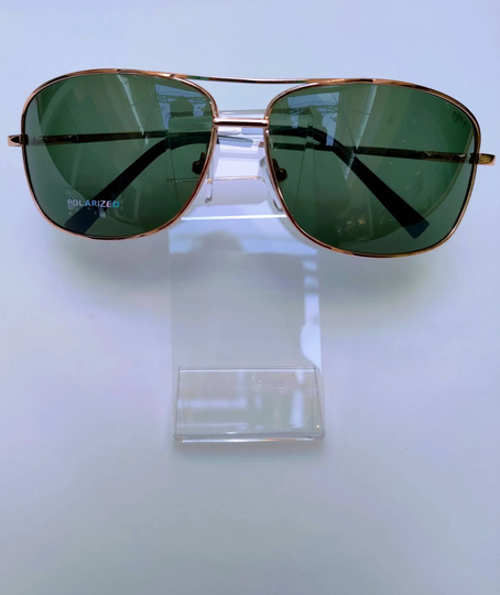 Polarized Metal Frame Emerald Green Lens Color Sunglasses