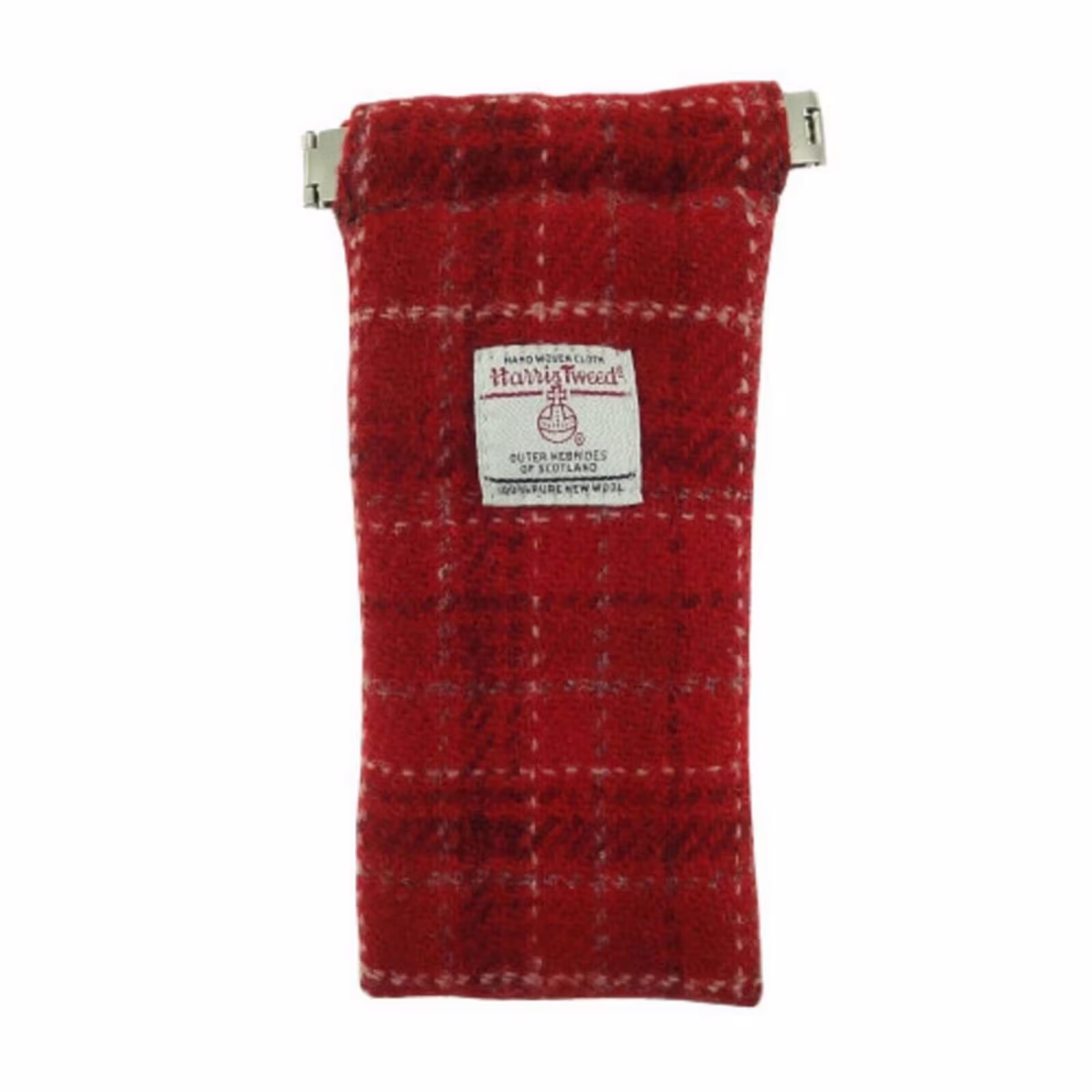Harris Tweed Glasses Case in Red Check lb2109-Col102