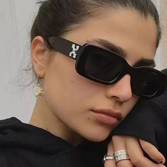 Fashion Rectangle Sunglasses Square Shades Women Ladies Uv400