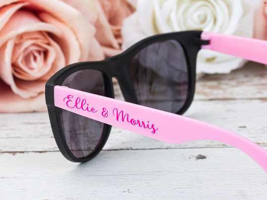 Personalised Sunglasses Summer Wedding Favors Outdoor Personalized Sunglasse Beach Theme Destination Favor