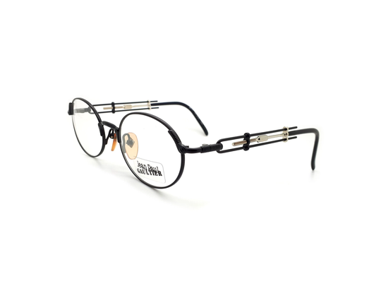 Jean Paul Gaultier 55-4178 Col 3 Vintage Round 90S Glasses Frames // 1990S New Old Stock Jpg Eyewear Steampunk
