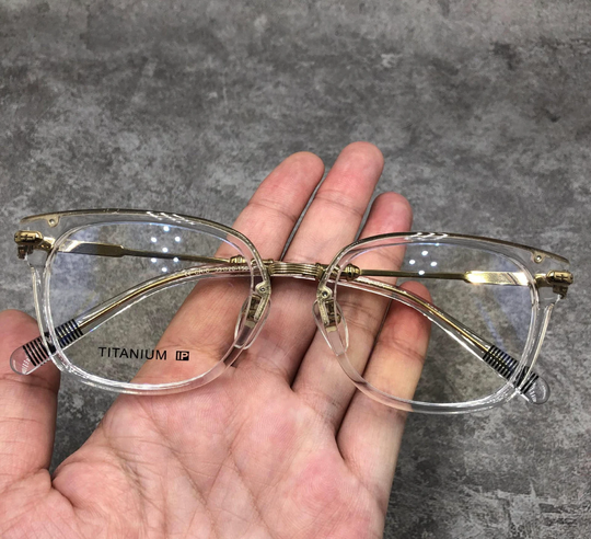Custom Chrome Eyeglasses