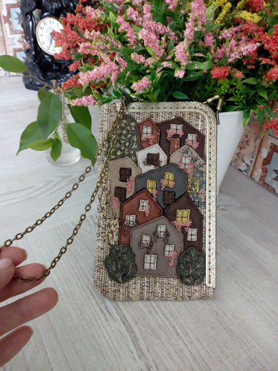 Glasses Case, Phone Mini Bag With Clasp