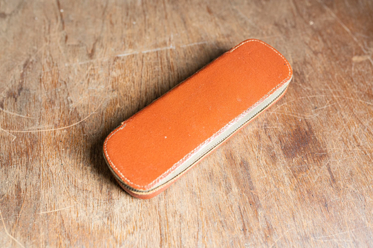 Vintage Brown Leather Case - Circa 1950's