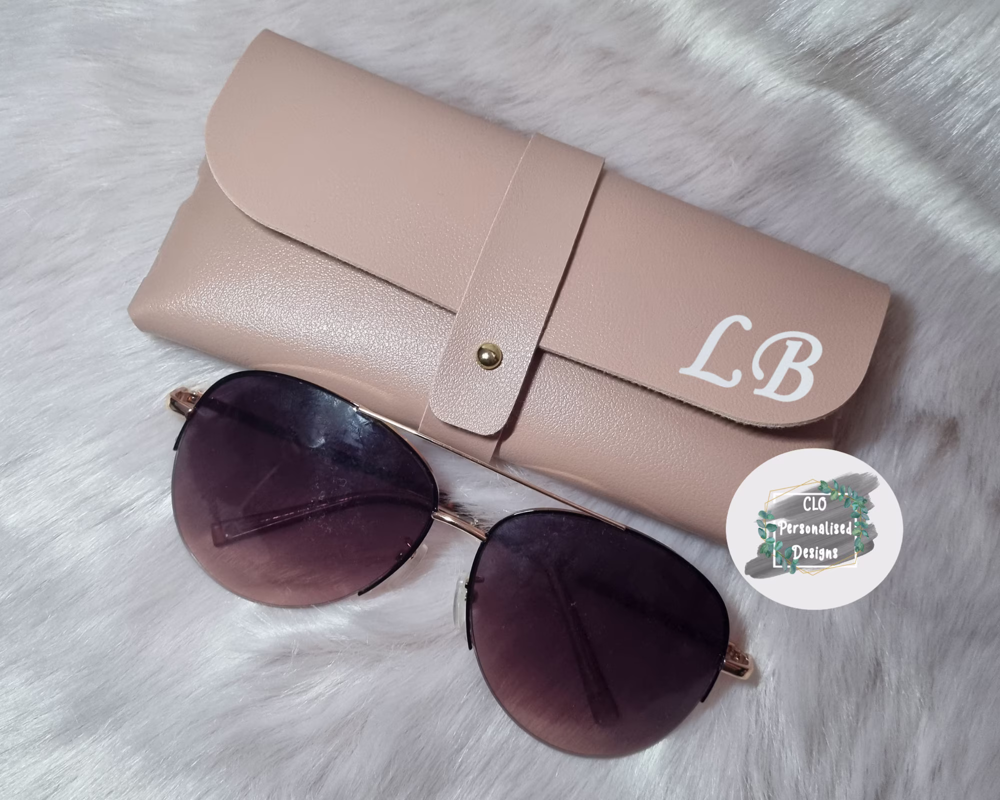 Personalised Pu Leather Reading Glasses Case, Mothers Day Gift, Sunglasses Case, Birthday Gift For Nana, Grandma, Grandad, Mum