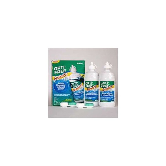 Opti Free Replenish 2 x 300ml 3 Months Pack Contact Lens Solution