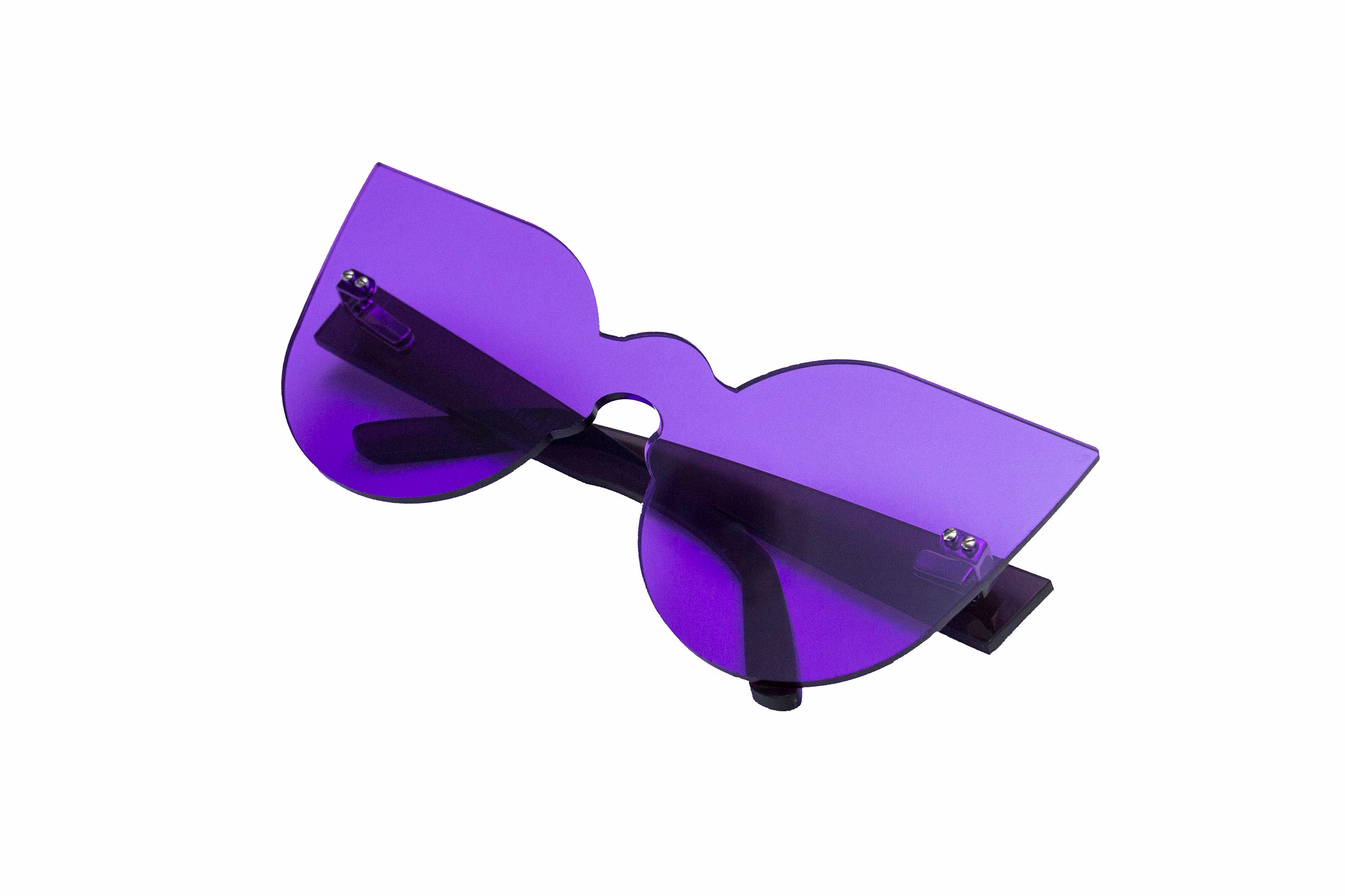 Purple Cat Eye Glasses, Big Eyewear, Clubwear, Club Kids, Style, Fashion