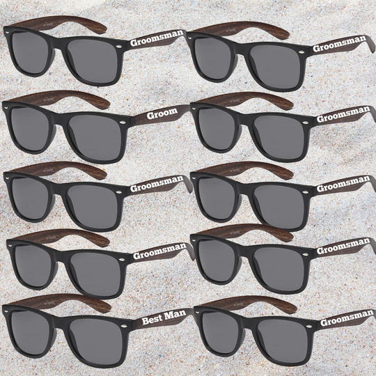 Bulk Bachelor Party Sunglasses| Custom Stag Groomsmen Gifts| Groom Favors| Personalized Gifts
