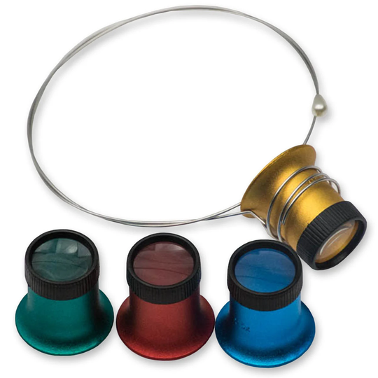 Euro Pro Eyeglass Loupe Loupes Headband Magnifier Watchmakers Magnifying Glass