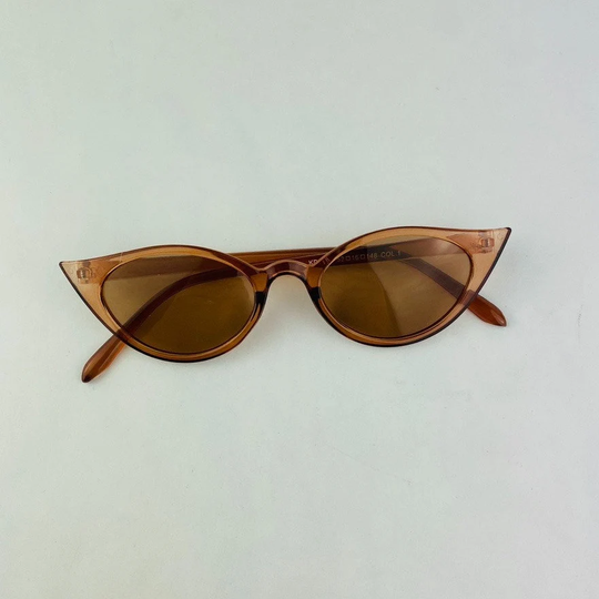 Translucent Brown Cat Eye Frame & Lens Sunglasses