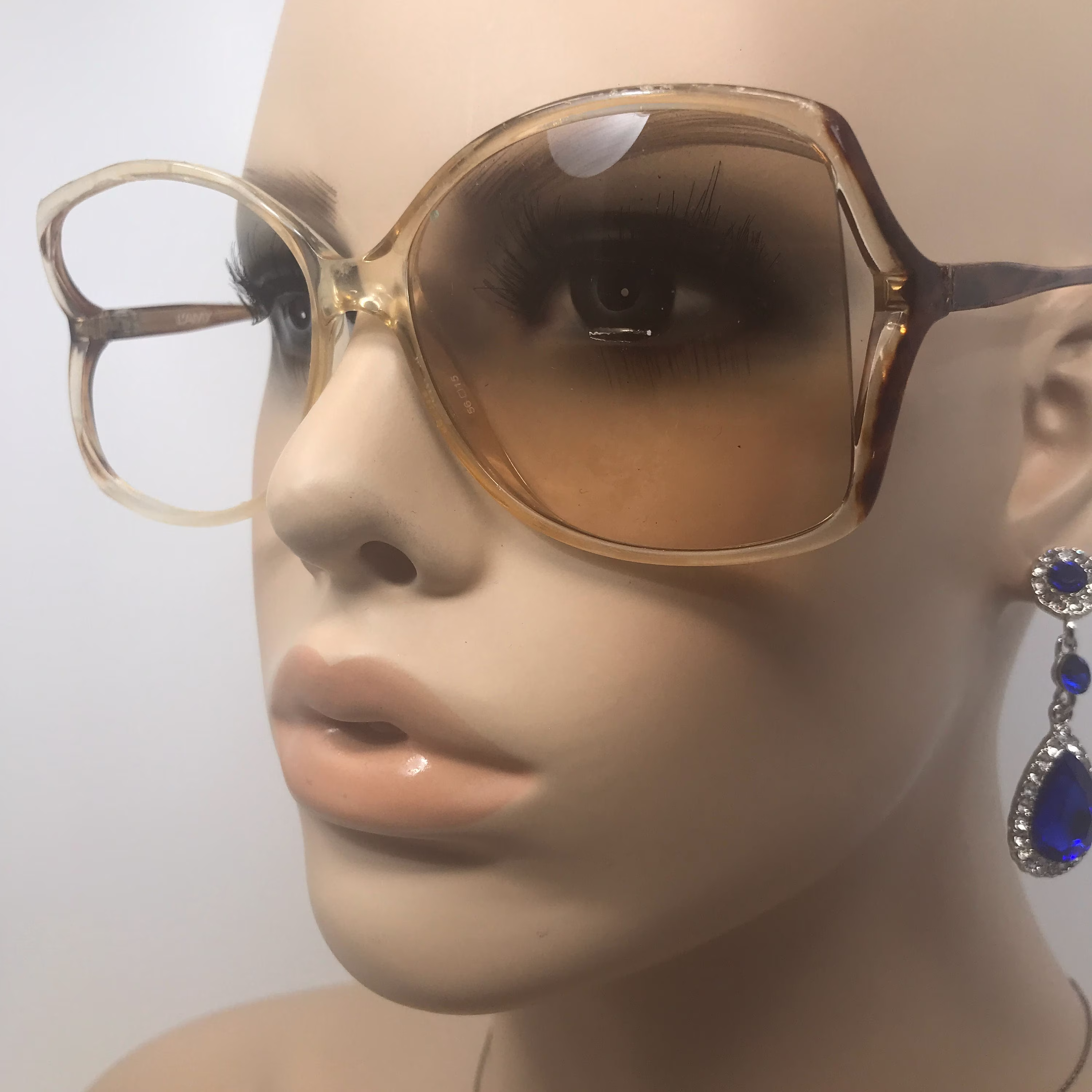 Vintage Oversize Eyeglasses L'amy Vanessa Glasses Frame Clear Used Eyeglass Frames Retro
