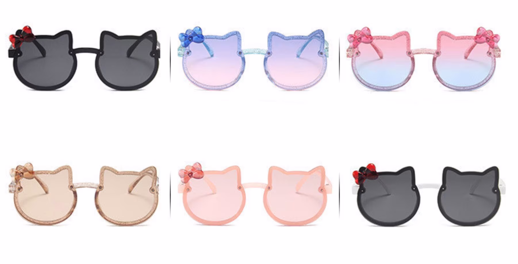 Cat Sunglasses Cute Y2K 90S Sunglasses - Pink Blue Gift Accessories Unisex Glasses