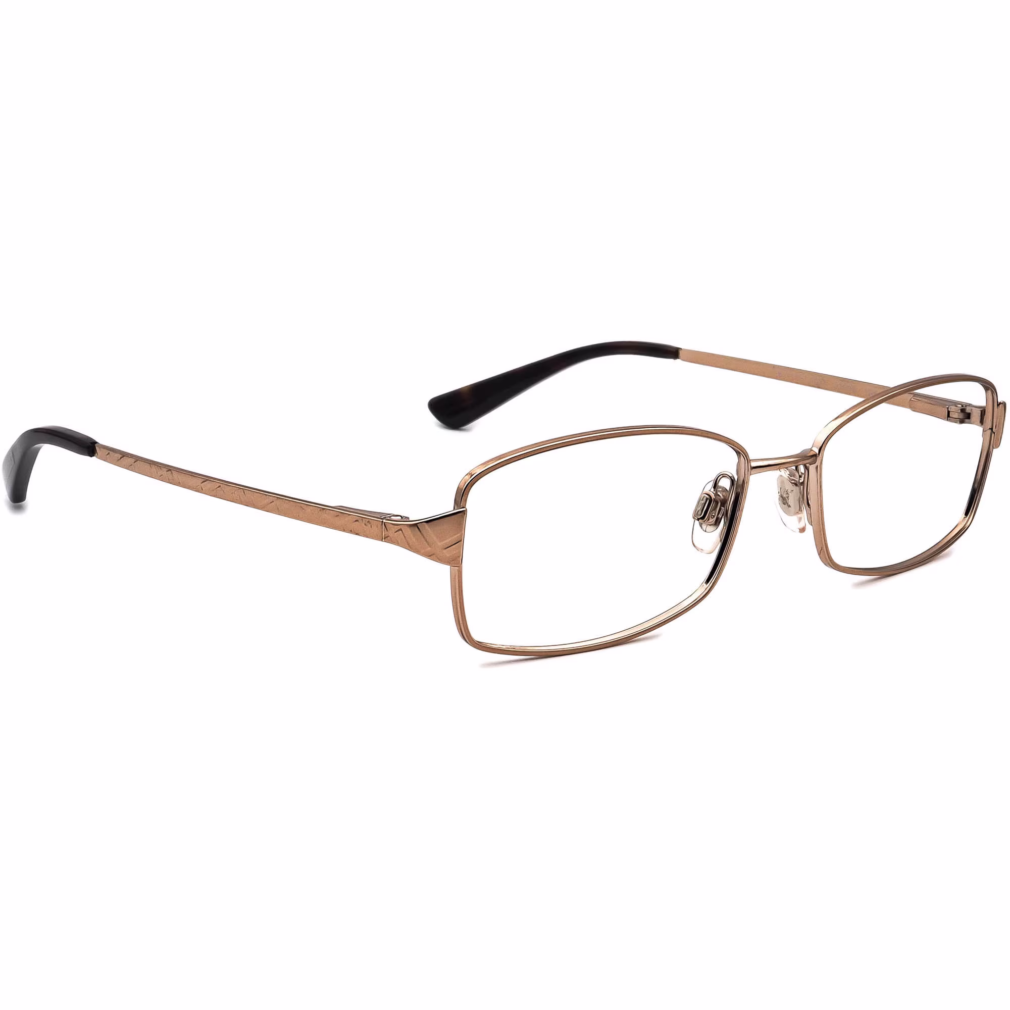 Burberry Eyeglasses B 1171 1011 Rose Gold Rectangular Metal Italy 51[]16 135