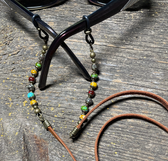 Designer Eyeglass Chain, Sunglasses Chain Lanyard, Boho Glasses Chain, Womens Chain, Beaded Colorful