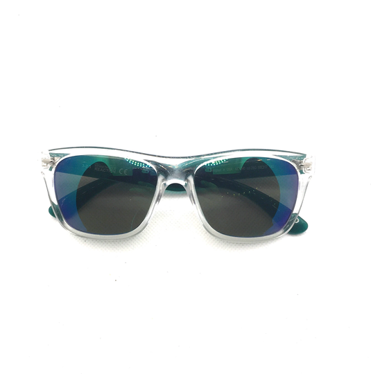 Women's Clear & Green Kenneth Cole Sunglasses Eyeglasses Glasses Size 55-17-143