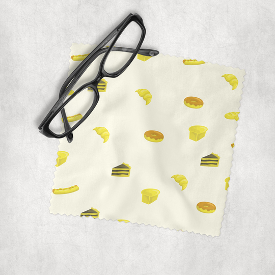 Food 1 - Microfiber Lens Cleaning Cloth For Eyeglasses, Cameras, Smartphones & All Screens