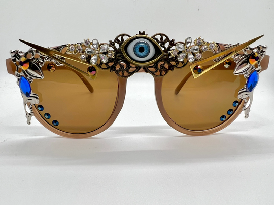 Brown Third Eye Sunglasses