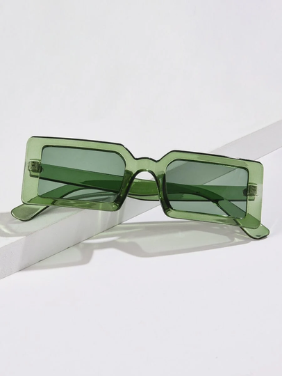 Rectangle Fashion Sun Glasses Retro, Vintage, Stylish, Edgy, Glasses, Sunglasses, Shades, Colourful, Party, Cool Sun Glasses