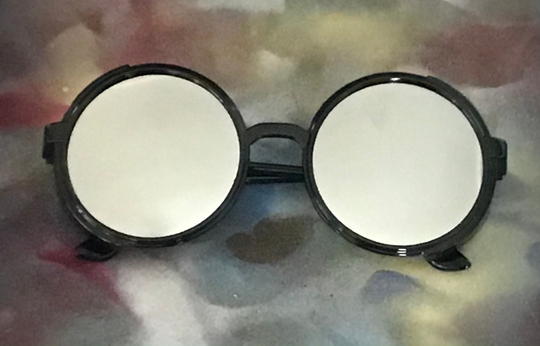 Reflective, Round Steampunk, Sunglasses, Unisex, Retro, Unique Vintage, Fashion, Eyewear, Lightweight, Sunglasses