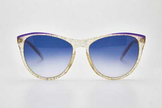 Vintage Woman Sunglasses Lozza Reef 1 Occhiali Da Sole Large Frame Hipster Boho 80 Aviator Plastic Glasses