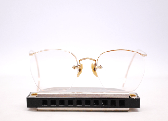 Vintage 1910's/20's American Optical Antique Optical Frames With Cable Arms/Gold Filled Retro Collectible Rare #2392