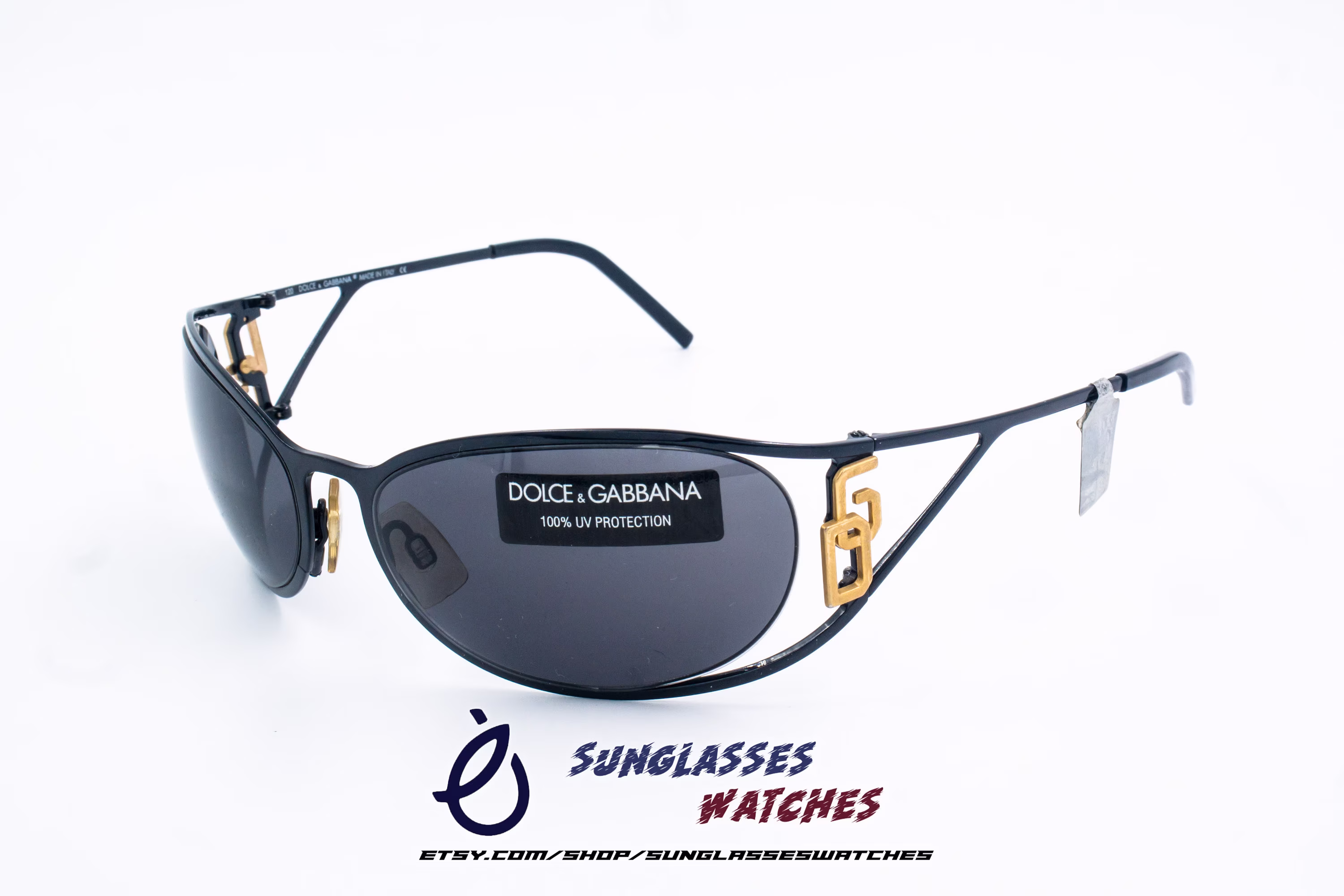 Dolce Gabbana Dg817S Vintage Designer Sunglasses/New Old Stock Men Women Nos