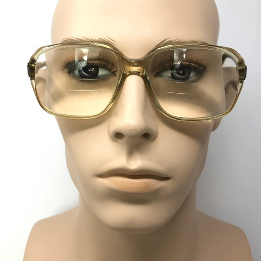 Vintage Safilo Elasta Eyeglasses Glasses Frame Clear Square Used Eyeglass Frames Retro