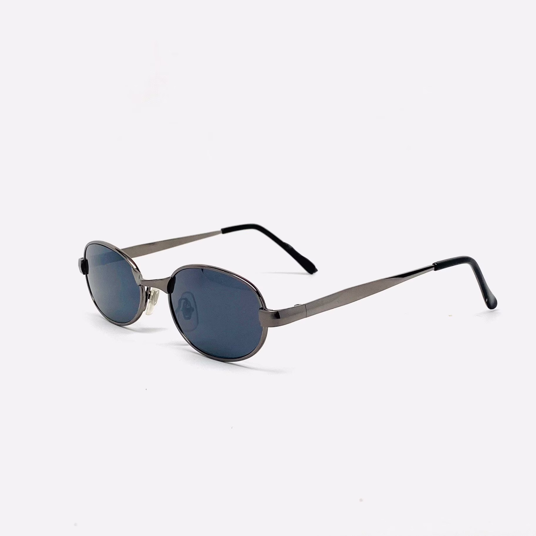 Authentic Vintage 90S Industrial Mod Style Oval Sunglasses