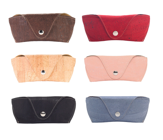Cork Glasses Case | Vegan Leather Sunglasses - Eco-Friendly Gifts