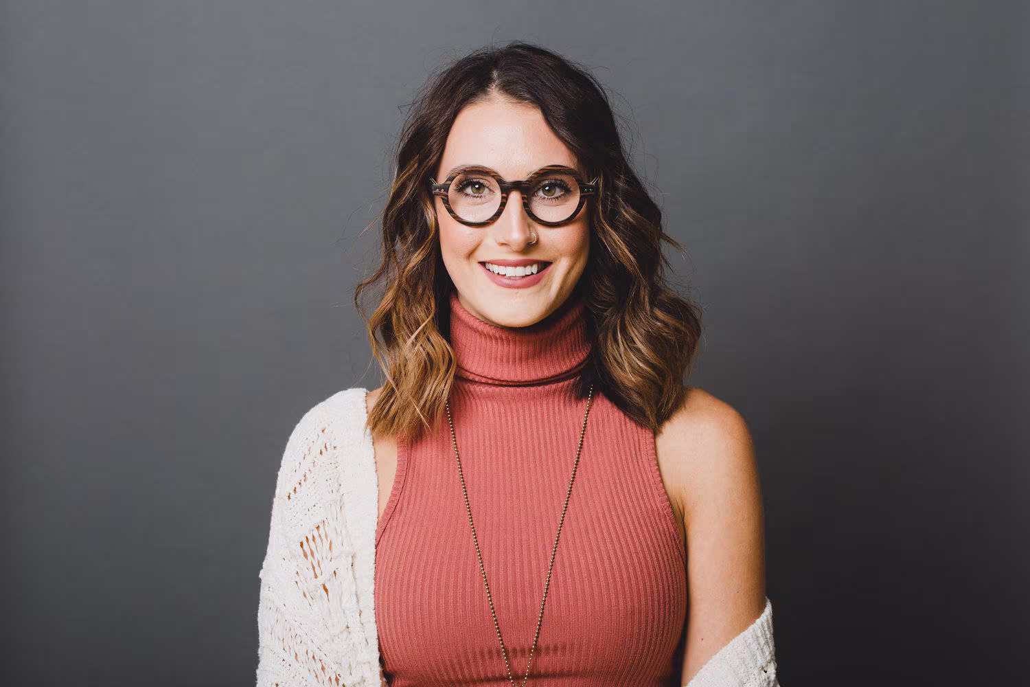 Vintage Round Wood Eyeglasses, Black-Brown Retro Unisex Optical Frames