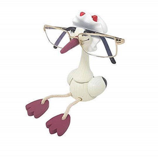 Burgandy Stork Glasses Stand/Holder - Also in Blue, Pink, Yellow