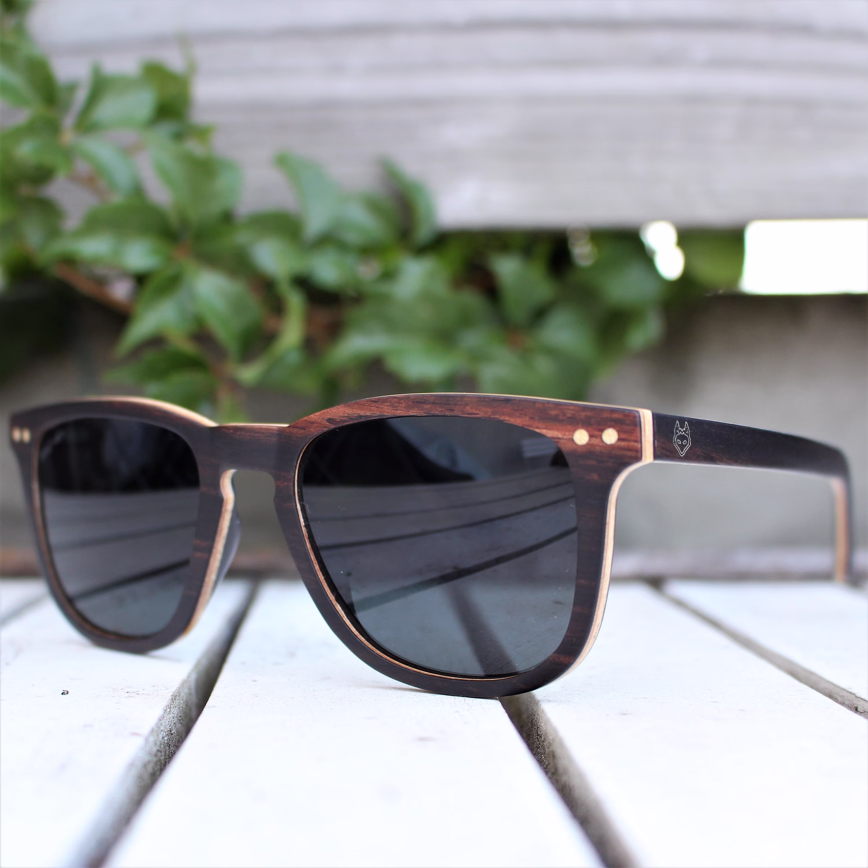 Paul Ven Ebony Wood Square Wayfarer, Wooden Sunglasses. Polarised Lenses Sunglasses, Women Man Wayfarer Handmade