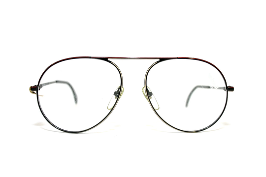Eyeglasses Actuell Couture Aviator Drop Shape 494 Black White Red Frame 1980's Large 58-16-140 Eye Glasses New Old Stock Nos Free Shipping