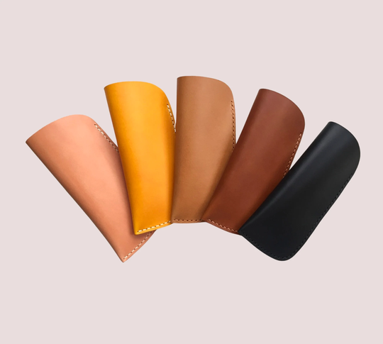Leather Glasses Case For Different Types Of in Many Colors