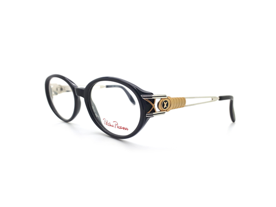 Vintage Paloma Picasso Mod 8201 290 90S Black Glasses Frames // 1990S Designer Eyeglasses