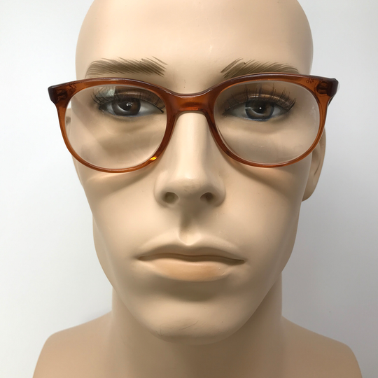 Vintage Merx T9 Eyeglasses Glasses Frame Brown Square Used Eyeglass Frames Retro UK