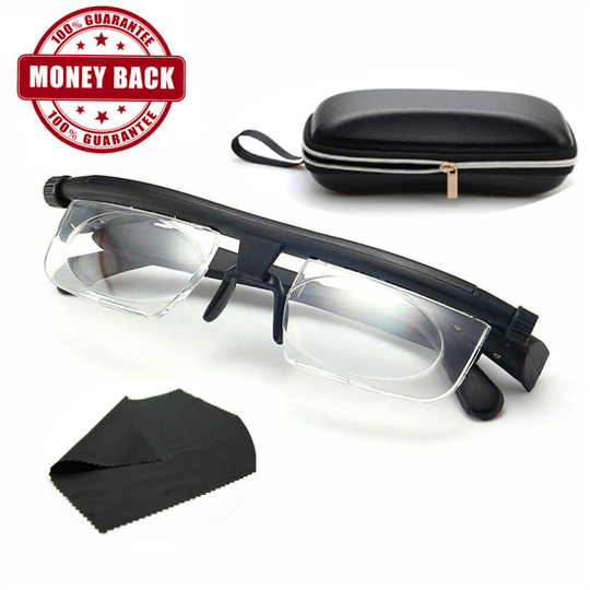 (�Instant 20/20 Adjustable Glasses - High Quality Unisex Adjustable Eyewear Instant 20/20 Vision 4 Once Non Prescript) Adjustable Variable Focus R