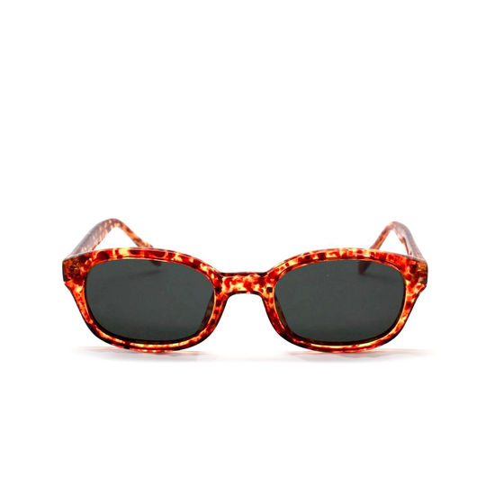 True Vintage 90S Brown Tortoise Frame Deadstock Rectangular Sunglasses