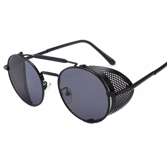 Men Steampunk Sunglasses, Punk Metal Goggles