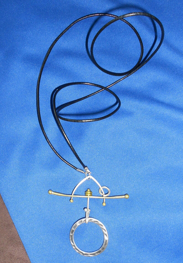Leather Cord Eyeglass Holder Necklace With A Large Steam Punk Style Loop - You Choose Color & Length