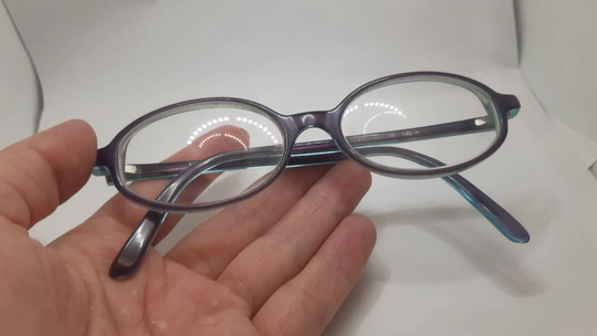 Vintage Escada Hand Made in France Designer Oval Eyeglasses