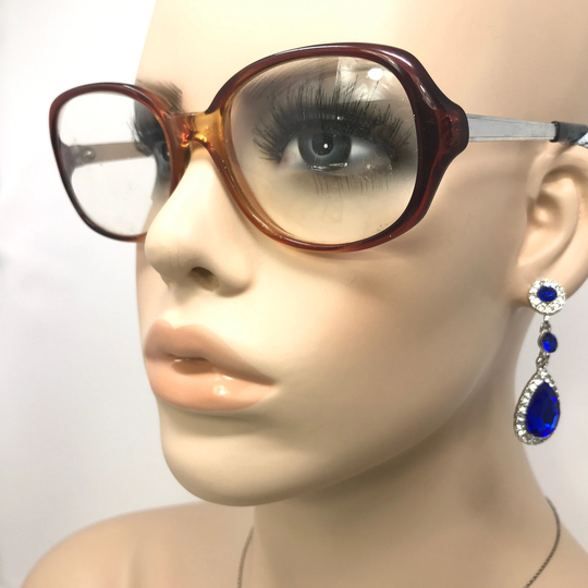 Vintage Marwitz Eyeglasses Glasses Frame Orange Square Used Eyeglass Frames Retro Germany