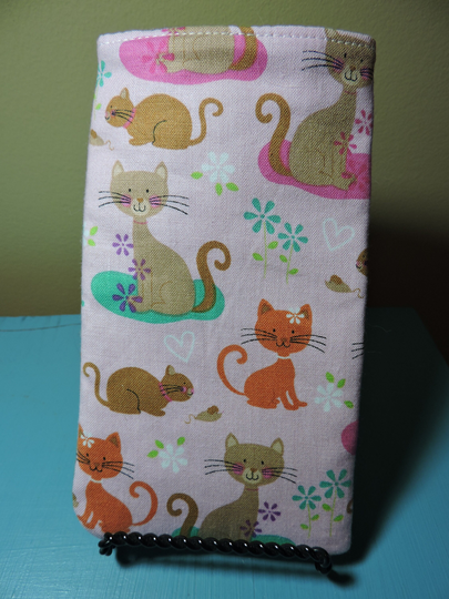 Cats, Pink, Eyeglass/Iphone/Large Sunglasses Cases