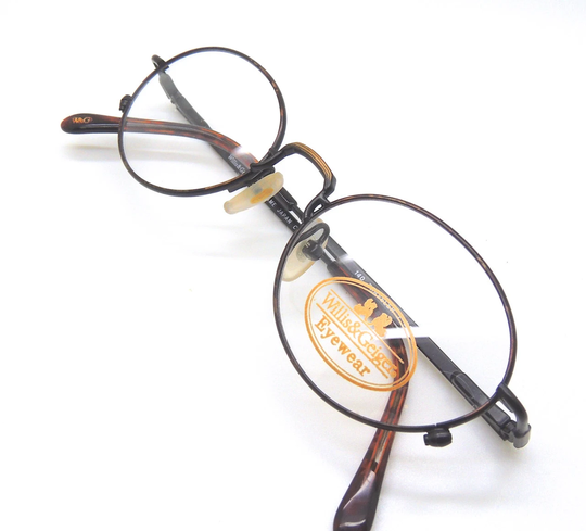 Willis & Geiger Oval Old Style Vintage Deisgner Glasses Frames With Superb Details