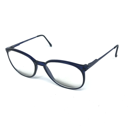 Vintage Panto Eyeglasses Specsavers York Glasses Frame Blue Used Eyeglass Frames Retro