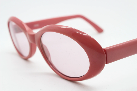 Dynex 90S Vintage Oval Sunglasses. Womens Lipstick Pink Glasses Frame With Extra Light Tone Lenses. Bnwt. Eyeglasses. Nos
