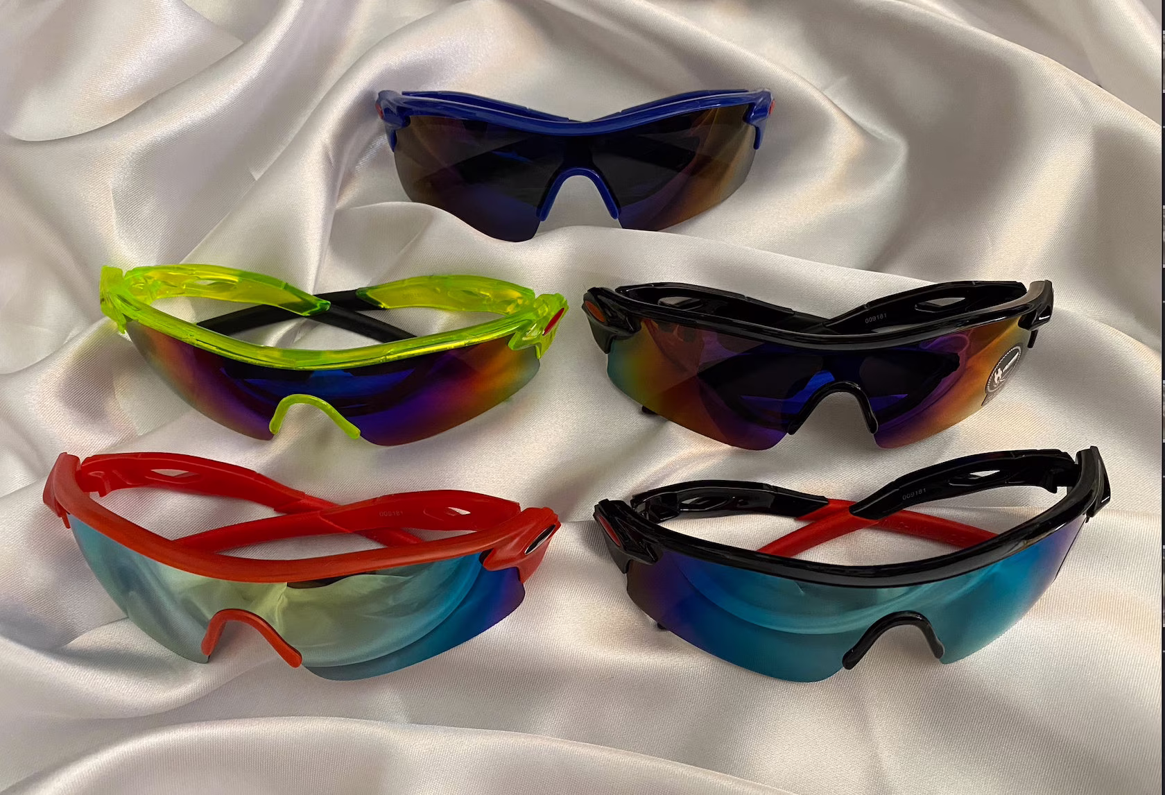 Explorer Sports Wrap-Around Polarised Sunglasses - For Cycling, Golf, Running, Festivals, Parties, Raves