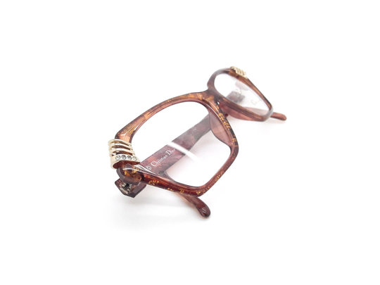 Vintage Christian Dior 2470 81 Cat Eye Glasses Frames // 1980S New Old Stock Eyeglasses